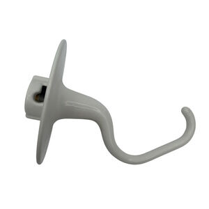 KitchenAid White Coated Dough Hook Attachment with Threaded Insert